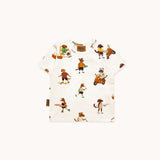 Top with allover dog print