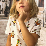 Top with allover dog print