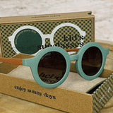 Sunglasses round, green