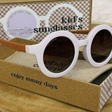 Sunglasses round, purple