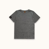Gray top with short sleeves
