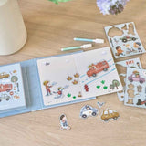 Little Dutch Magnet & Draw Set  ́Jim & Vehicles ́