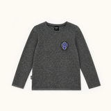 Top grey with long sleeves