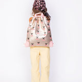 City Bag - Cherry Pompon