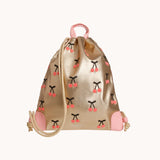 City Bag - Cherry Pompon
