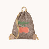 City Bag - Leopard Cherry
