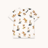 Top with all-over bunny print for male
