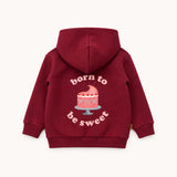Hoodie bordo with back placement print