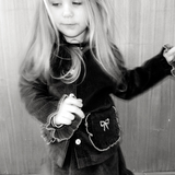 Jacket navy blue with pockets and embroidery