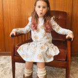 Dress with cute dog print