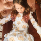 Dress with cute dog print