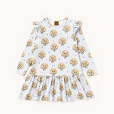 Dress with cute dog print