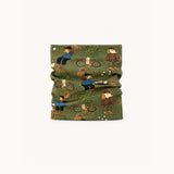 Scarf with green park print