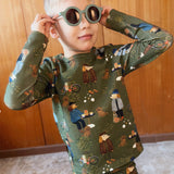 Sunglasses round, green