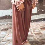 Bikses zaļas samta ar kabatām