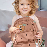 Mini Backpack, Happy Prints caramel