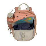 Mini Backpack, Happy Prints caramel