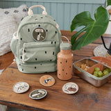 Mini Backpack, Happy Prints light olive