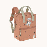 Mini Square Backpack - Happy Prints, caramel