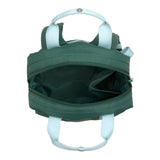 Mini Square Backpack - Little Gang, Lemon dark green