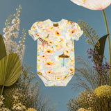 Body with all-over print "Sky Garden"