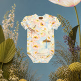 Body with all-over print "Sky Garden"