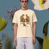 Top with "Secret Garden" print for male