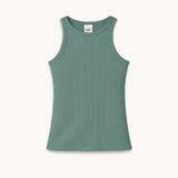 Tank top dark emerald green