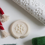 MĪCI snowflake playdough roll