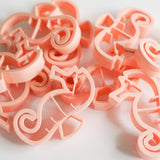 MĪCI  stencil Seahorse