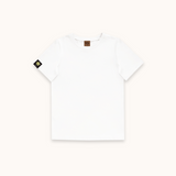 White top with short sleeves