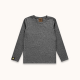 Grey top with long sleeves