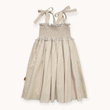 Dress light taupe plumetis