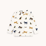 Top with dog all-over print