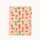 Blanket with vacation cat all-over print