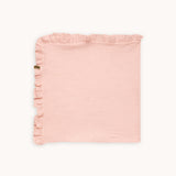 Sedziņa rozā muslīna ar volānu