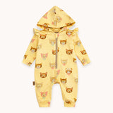 Jumpsuit with cute cat all-over print