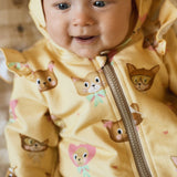 Jumpsuit with cute cat all-over print