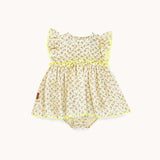 Bodijkleita muslīna ar ziedu rakstu