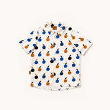 Shirt with apple print