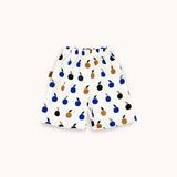 Shorts with apple print