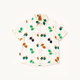 Shirt with ping pong print