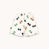 Shorts with ping pong print