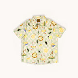 Shirt with pasta print