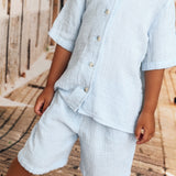 Krekls gaiši zils muslīns