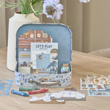 Little Dutch Creativity Suitcase  ́Jim & Vehicles ́