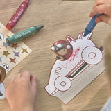 Little Dutch Creativity Suitcase  ́Jim & Vehicles ́