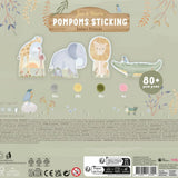 Little Dutch Craft Set Pom Poms  ́Safari Friends ́