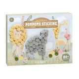 Little Dutch Craft Set Pom Poms  ́Safari Friends ́