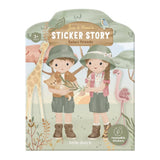 Little Dutch Reusable Sticker Story Booklet  ́Safari
Friends ́